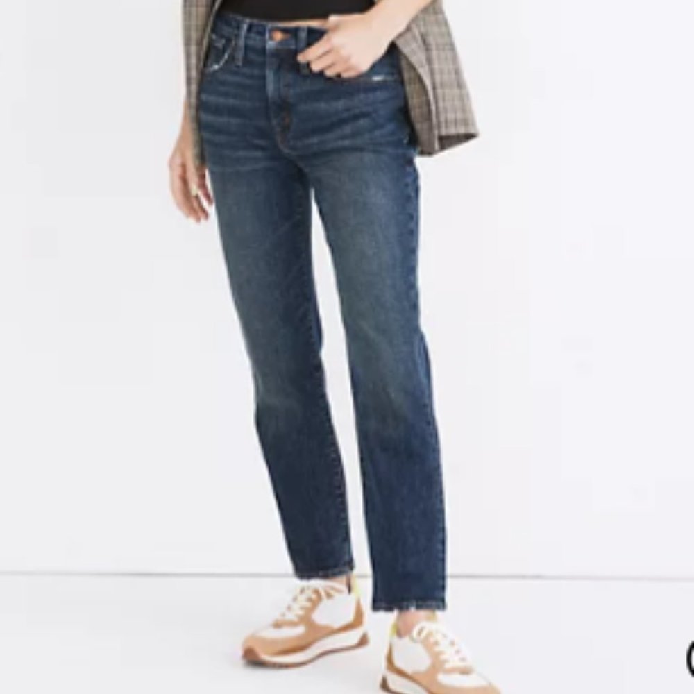 Tomboy Straight Jeans in Chaseley Wash